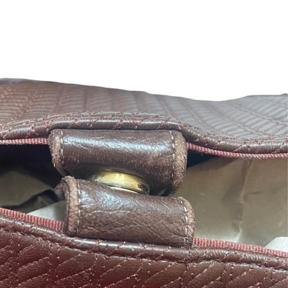 Vintage Kleinberg Sherrill Leather Tote - Brown - Picture 7 of 8